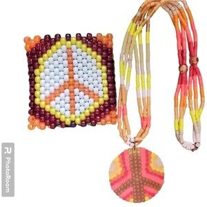 2 pc. Colorful & Vibrant Peace Kandii Set